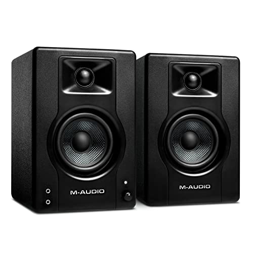 M-Audio BX3 3,5" Studio-Monitore High-Definition Monitor Lautsprecher Boxen für Recording und Multimedia, 120W - Paar von M-Audio