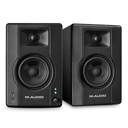 M-Audio BX3BT 3,5" Studio-Monitore mit Bluetooth High-Definition Monitor Lautsprecher Boxen für Recording und Multimedia, 120W - Paar von M-Audio