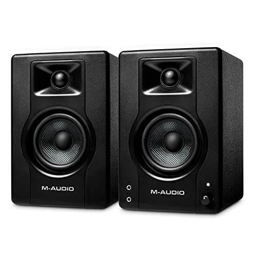 M-Audio BX4 4,5" Studio-Monitore High-Definition Monitor Lautsprecher Boxen für Recording und Multimedia, 120W - Paar von M-Audio