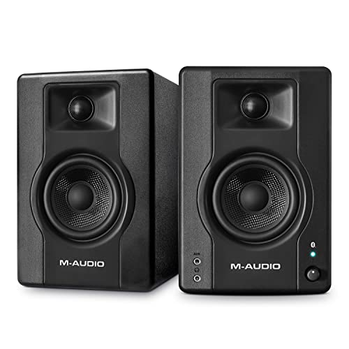 M-Audio BX4BT 4,5" Studio-Monitore mit Bluetooth High-Definition Monitor Lautsprecher Boxen für Recording und Multimedia, 120W - Paar von M-Audio