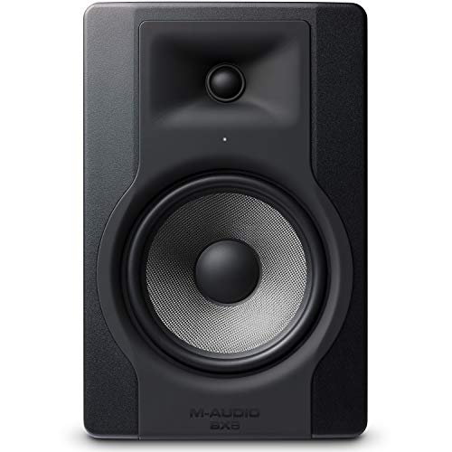 M-Audio BX8 D3 - Professionelle 2 Wege Aktiv Studiomonitor Lautsprecher für Musikproduktion und Mixing mit eingebauter Acoustic Space Control, 1 Stück von M-Audio