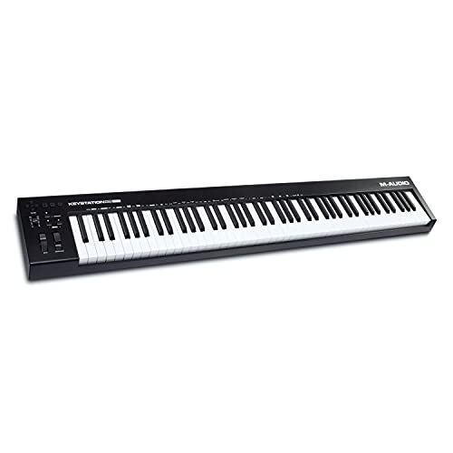 M-Audio Keystation 88 MK3 – MIDI Keyboard Controller mit 88 halbgewichteten Tasten für die Kontrolle über virtuelle Synthesizer und DAW-Parameter von M-Audio