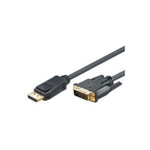 M-CAB - DisplayPort-Kabel - DisplayPort (M) zu DVI-D (M) - 2 m - eingerastet, geformt, Daumenschrauben von M-Cab