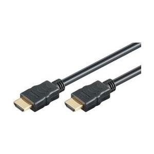 M-CAB - HDMI-Kabel mit Ethernet - HDMI männlich zu HDMI männlich - 15 m - Schwarz - 4K Unterstützung von M-Cab