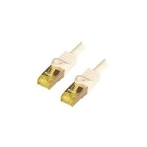 M-CAB - Patch-Kabel - RJ-45 (M) zu RJ-45 (M) - 30 m - SFTP, PiMF -Cat.7 Rohkabel - halogenfrei, geformt, ohne Haken - weiß von M-Cab