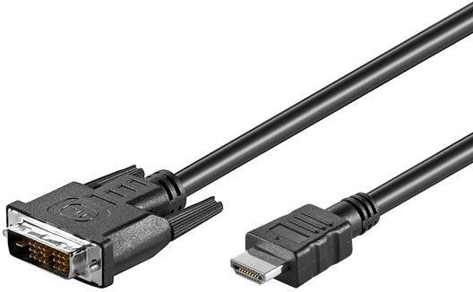 M-CAB - Videokabel - HDMI / DVI - HDMI (M) bis DVI-D (M) - 3 m - Schwarz von M-Cab