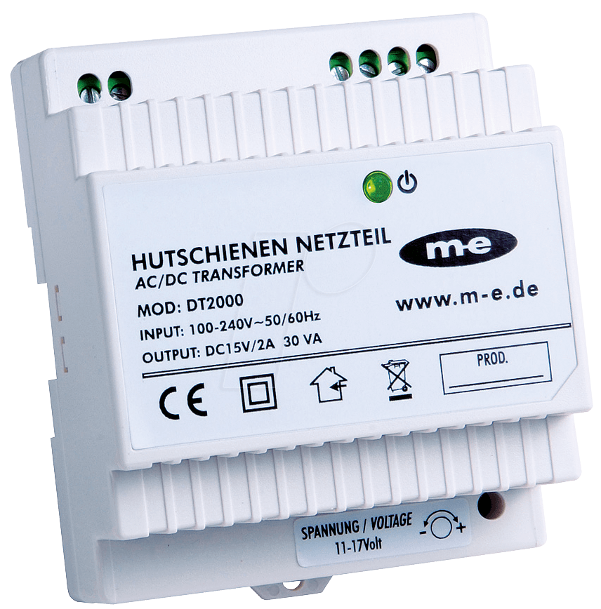 ME DT 2000 - Hutschienen-Netzteil ME DT 2000 - Hutschienen-Netzteil von M-E