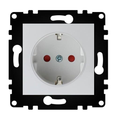 WESA - Schuko-Wandsteckdose Typ F Einzelwandsteckdose Standard EU 16A 250V, einfache Installation mit Option auf verschiedene Designs. WESA - Schuko-Wandsteckdose Typ F Einzelwandsteckdose Standard EU 16A 250V, einfache Installation mit Option auf verschiedene Designs. von M Ledme