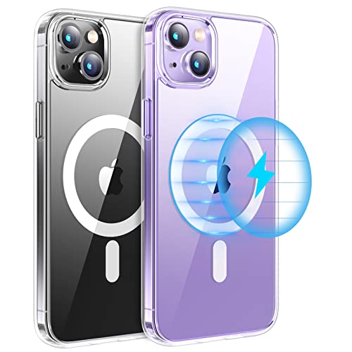 MYBAT PRO Magnetische Clear Hülle für iPhone 14 Plus Hülle 6,7 Zoll, Kompatibel mit MagSafe, Mood Series Hard PC + Soft TPU Slim Crystal Kratzfest Drop Stoßfest Vergilbungsfrei Schutzhülle MYBAT PRO Magnetische Clear Hülle für iPhone 14 Plus Hülle 6,7 Zoll, Kompatibel mit MagSafe, Mood Series Hard PC + Soft TPU Slim Crystal Kratzfest Drop Stoßfest Vergilbungsfrei Schutzhülle von M MYBAT PRO