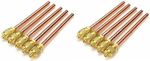 10 Serviceventile mit Kupferrohr R600a R134a R290 10cm Ø6mm dick. 1mm x Kühlschrank hohe Qualität auch für Loking 10 Serviceventile mit Kupferrohr R600a R134a R290 10cm Ø6mm dick. 1mm x Kühlschrank hohe Qualität auch für Loking von M SHOP ITALIA