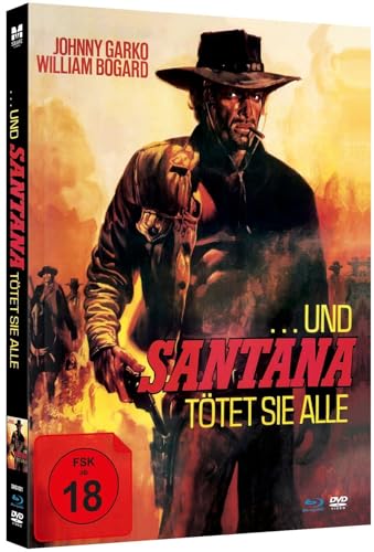 …und Santana tötet sie alle - Uncut Limited Mediabook (Blu-ray+DVD+Booklet, auf 500 Stück limitiert) von M-Square Classics (UCM.ONE)