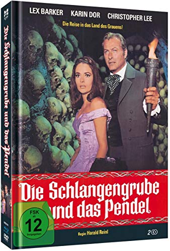 Die Schlangengrube und das Pendel - Limited Mediabook-Edition (+DVD/36-seitiges Booklet/in HD neu abgetastet) [Blu-ray] von M-Square Classics / UCM.ONE (Soulfood)