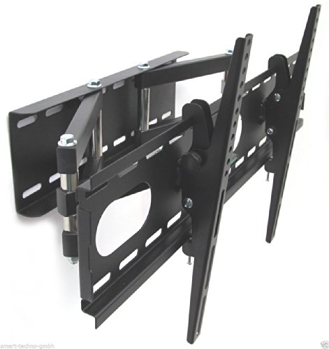M&G Techno Wandhalterung Schwarz TV 55" schwenkbar Doppelarm Wandabstand 47cm mit Kabelkanal 45cm M&G Techno Wandhalterung Schwarz TV 55" schwenkbar Doppelarm Wandabstand 47cm mit Kabelkanal 45cm von M&G Techno