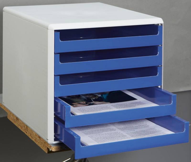 M&M Schubladenbox 30050911 DIN A4 28,5 x 35,7 x 26,0 cm von M&M