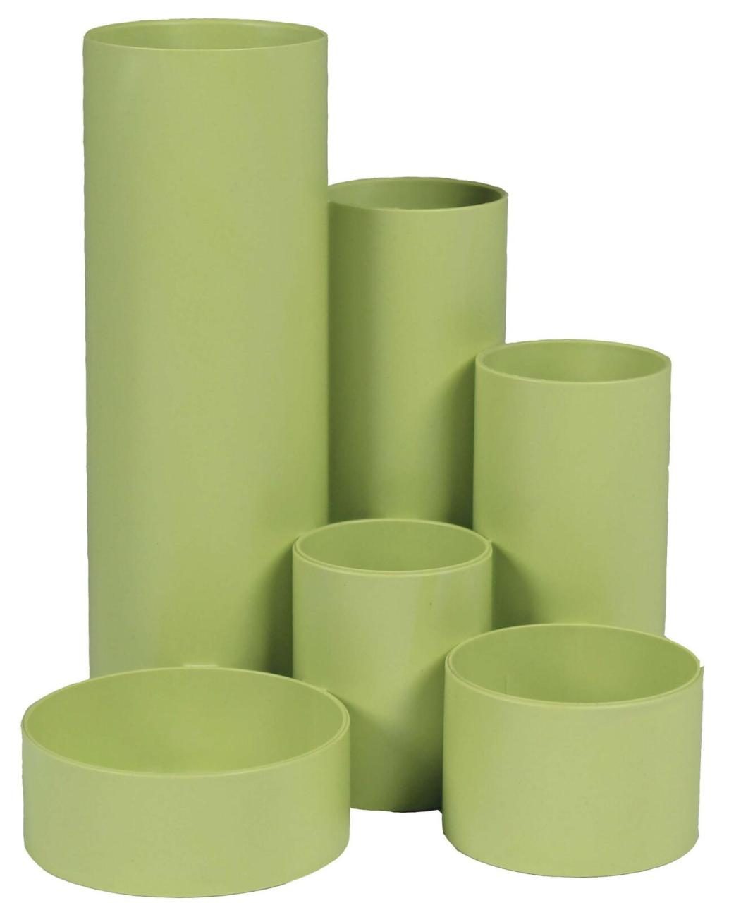 M&M Schreibtisch-Boy Stiftehalter 12,9 x 13,9 x 14,7 cm verde (hellgrün) von M&M