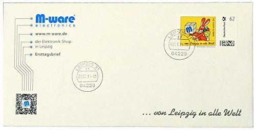 FDC mit 62-Cent Briefmarke 'Ostern gelb', 2015, ungel. M-Ware® ID15669 von M-ware Electronics