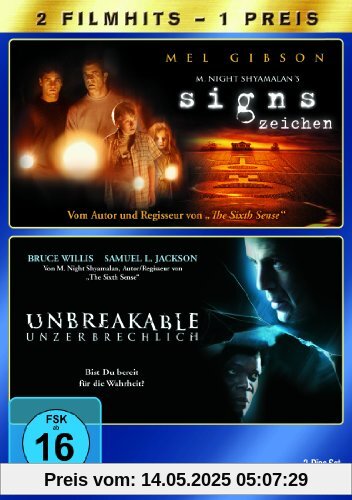 Signs - Zeichen / Unbreakable - Unzerbrechlich [2 DVDs] von M. Night Shyamalan