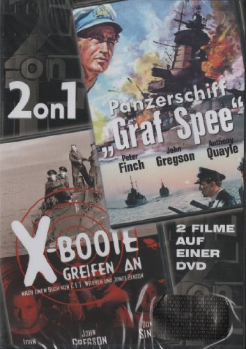 Panzerschiff Graf Spee / X-Boote greifen an [2 DVDs] von M.I.B. - Medienvertrieb in Buchholz