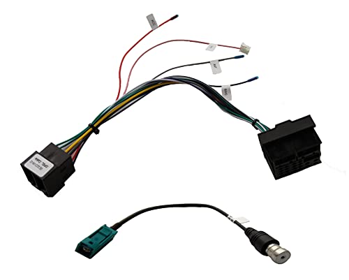 M.I.C. SKAA-61: Einbauset für AO7 B09PF538DQ AO8-Lite B08M5YFZ71: Quadlock - ISO Stromanschluss Kabel Adapter und DIN - Fakra Adapter für Radio Antenne Ersatz für Autoradio Opel Astra Zafira Corsa von M.I.C.