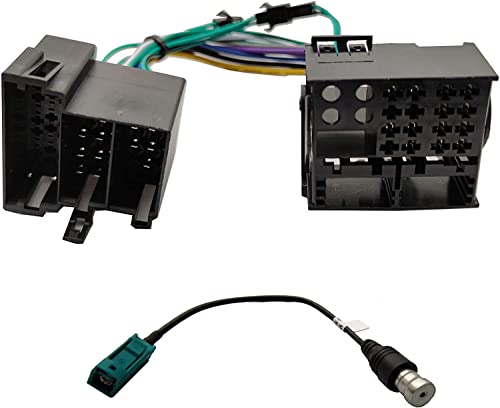 M.I.C. SKAA-65: Einbauset für AB9 (B0BR5MDWGH) AB9-Lite (B09PFH6ZNH): Quadlock - ISO Stromanschluss Kabel Adapter und DIN - Fakra Adapter für Radio Antenne Ersatz für Autoradio Mercedes Sprinter W906 von M.I.C.