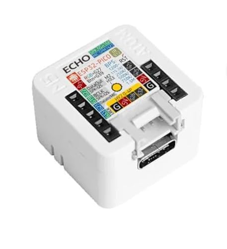 M5Stack Atom Echo – Programmierbarer Mini-Smart-Speaker mit Bluetooth, Mikrofon, Lautsprecher und RGB-LED | Ideal für IoT- und Sprachprojekte M5Stack Atom Echo – Programmierbarer Mini-Smart-Speaker mit Bluetooth, Mikrofon, Lautsprecher und RGB-LED | Ideal für IoT- und Sprachprojekte von M5Stack