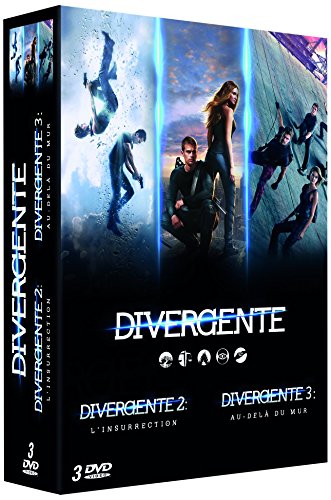 Coffret divergente : divergente ; divergente 2 - l'insurrection ; divergente 3 - au-delà du mur [FR Import] von M6 VIDEO