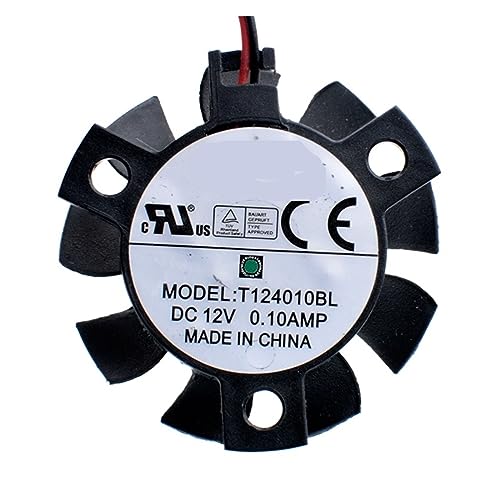 T124010BL Durchmesser 37 mm, Lochabstand 26 mm, 12 V, 0,10 A, Doppelkugel-Router-Kühler-Lüfter T124010BL Durchmesser 37 mm, Lochabstand 26 mm, 12 V, 0,10 A, Doppelkugel-Router-Kühler-Lüfter von MAAFRI