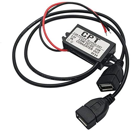 DC Buck Konverter-Modul 12 V auf 5 V / 3 A reduzierter Spannungsregler, Stromwandler mit Dual-USB-Ausgang, Netzadapter-Steckverbinder für Telefonaufladung, Auto-Audio-Radio DC Buck Konverter-Modul 12 V auf 5 V / 3 A reduzierter Spannungsregler, Stromwandler mit Dual-USB-Ausgang, Netzadapter-Steckverbinder für Telefonaufladung, Auto-Audio-Radio von MACHSWON