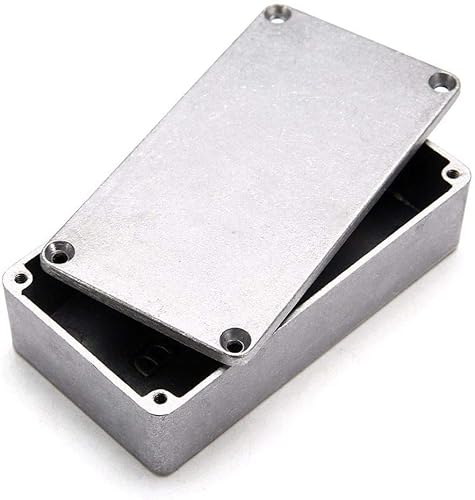 Druckguss-Aluminiumgehäuse, wasserdichte elektronische Projekt-Druckguss-Aluminiumbox für externe Stromversorgung, für den Außenbereich 1590B (112 x 61 x 32 mm) von MACHSWON