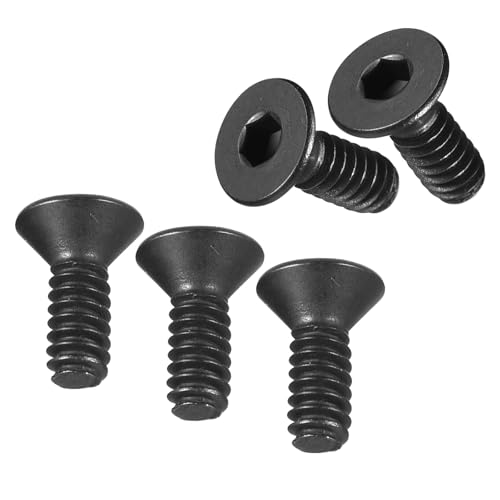 MACHSWON # 10-24 x 1/2 Zoll Flachkopfschrauben mit Innensechskantschrauben, Karbonstahl, 10,9, Senkkopfschrauben, Vollgewinde, Schwarzoxid-Verschlüsse, 20 Stück MACHSWON # 10-24 x 1/2 Zoll Flachkopfschrauben mit Innensechskantschrauben, Karbonstahl, 10,9, Senkkopfschrauben, Vollgewinde, Schwarzoxid-Verschlüsse, 20 Stück von MACHSWON