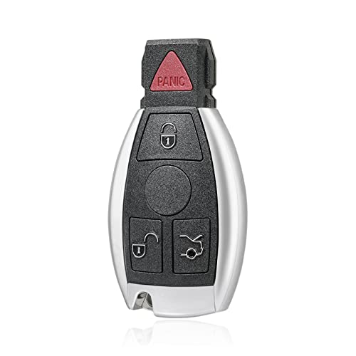 MACHSWON 4 Tasten Schlüssel Ersatz Auto Keyless Entry Fernbedienung Schlüsselanhänger Nähe Smart Fob für Mercedes YZ3312 MACHSWON 4 Tasten Schlüssel Ersatz Auto Keyless Entry Fernbedienung Schlüsselanhänger Nähe Smart Fob für Mercedes YZ3312 von MACHSWON