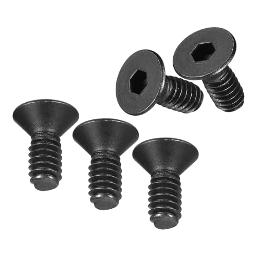 MACHSWON # 8-32 x 3/8 Zoll Flachkopfschrauben mit Innensechskant, Karbonstahl, 10,9 mm, Senkkopfschrauben, Vollgewinde, Schwarzoxid-Verschlüsse, 20 Stück MACHSWON # 8-32 x 3/8 Zoll Flachkopfschrauben mit Innensechskant, Karbonstahl, 10,9 mm, Senkkopfschrauben, Vollgewinde, Schwarzoxid-Verschlüsse, 20 Stück von MACHSWON
