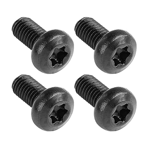 Schwarze Nummernschildschrauben für Tesla Model 3,Model Y,& BMW (4er Pack) M5-0.8 X 10mm Security T25 Drive Head 18-8 Edelstahl Schwarz Oxid 1996 1997 1998 1999 2020 2021 2022 2023 2024 von MACHSWON