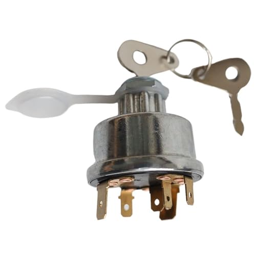 Zündschalter 1874535M3 3107556R92 Zündanlassschalter mit Schlüssel für Massey Ferguson Traktor 231 240 250 253 298 3525 3545 3680 20D 20F 30E 30H 40E 50E 60H Zündschalter 1874535M3 3107556R92 Zündanlassschalter mit Schlüssel für Massey Ferguson Traktor 231 240 250 253 298 3525 3545 3680 20D 20F 30E 30H 40E 50E 60H von MACHSWON