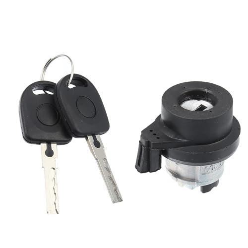 Zündschlosszylinder mit Schlüssel 1T0-905-855-A Zündschloss für VW Jetta Golf Tiguan Bettle EOS Passat für Audi A3 A4 A6 TT NO Chips von MACHSWON