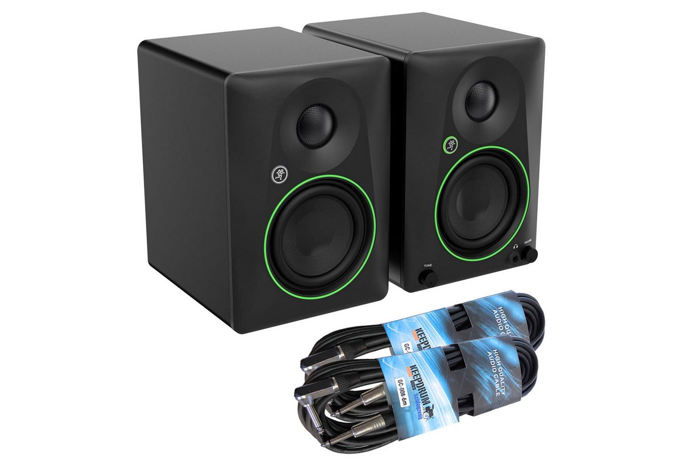 MACKIE Mackie Studio-Monitore CR4.5BT mit 2x Klinkenkabel Bluetooth-Lautsprecher (Bluetooth, 50 W, Klangregler zur Anpassung des Sounds) von MACKIE