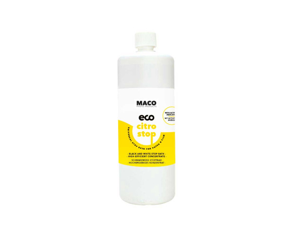 MACO eco citrostop Stoppbad mit Farbindikator 1L MACO eco citrostop Stoppbad mit Farbindikator 1L von MACO