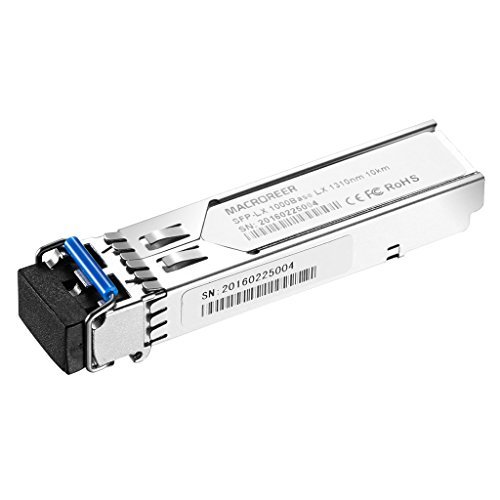 MACROREER für Ubiquiti Gigabit SFP Module, 1000BASE-LX, Single-Mode, Mini-Gbic, LC Interface, 1310nm, Bis zu 10km MACROREER für Ubiquiti Gigabit SFP Module, 1000BASE-LX, Single-Mode, Mini-Gbic, LC Interface, 1310nm, Bis zu 10km von MACROREER