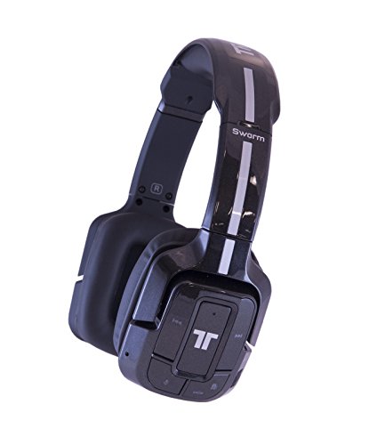 Tritton Swarm Wireless Mobile Surround Headset, schwarz metallic - [PC, Mac, Mobile] von MAD CATZ