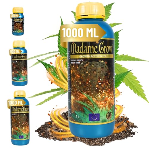MADAME GROW dünger pflanzen - dünger pflanzen - dünger pflanzen grün - dünger pflanzen grün - substrat pflanzen grün - dünger für pflanzen - universal dünger - blattdünger(GROWTH ACCELERATOR 1L) von MADAME GROW