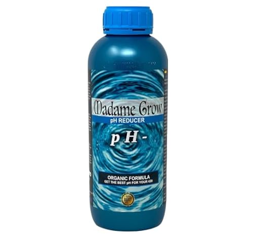 MADAME GROW pH-Senker - pH Minus Flüssig Pflanzen - pH-Senker Pflanzen - pH-Senker Wert Pflanzen - pH Minus für Pflanzen - pH Down Pflanzen - pH-Regulator Pflanzen - (PH REDUCER 250ml) von MADAME GROW