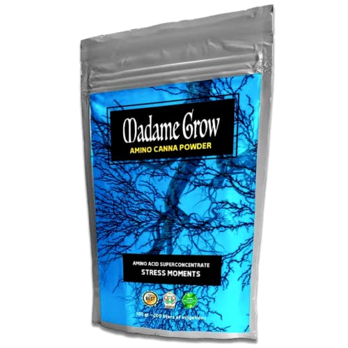 MADAME GROW Cannabis dünger - dünger Cannabis Pflanzen - hanf dünger - blüte dünger Cannabis - Cannabis blüte dünger - Cannabis dünger blüte - npk dünger - Grow dünger Cannabis - Cannabis(Amino 100g) von MADAME GROW