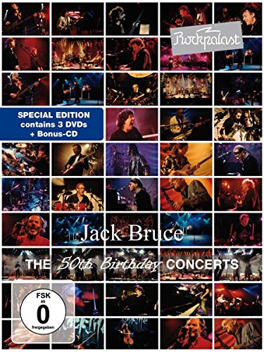 Jack Bruce - Rockpalast - The 50th Birthday Concerts [3 DVDs+CD] von MADE IN GERMANY MUSI