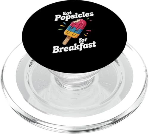Iss Eis am Stiel zum Frühstück Lustiges Sommer-Frozen-Dessert PopSockets PopGrip für MagSafe von MAGDesigns Ltd. - Summertime Vacation Apparel