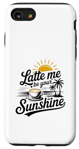 Liebhaber von Sommer-Espressokaffee Latte Me Be Your Sunshine Hülle für iPhone SE (2020) / 7 / 8 von MAGDesigns Ltd. - Summertime Vacation Apparel