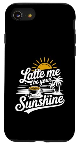 Liebhaber von Sommer-Espressokaffee Latte Me Be Your Sunshine Hülle für iPhone SE (2020) / 7 / 8 von MAGDesigns Ltd. - Summertime Vacation Apparel