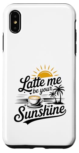 Liebhaber von Sommer-Espressokaffee Latte Me Be Your Sunshine Hülle für iPhone XS Max Liebhaber von Sommer-Espressokaffee Latte Me Be Your Sunshine Hülle für iPhone XS Max von MAGDesigns Ltd. - Summertime Vacation Apparel