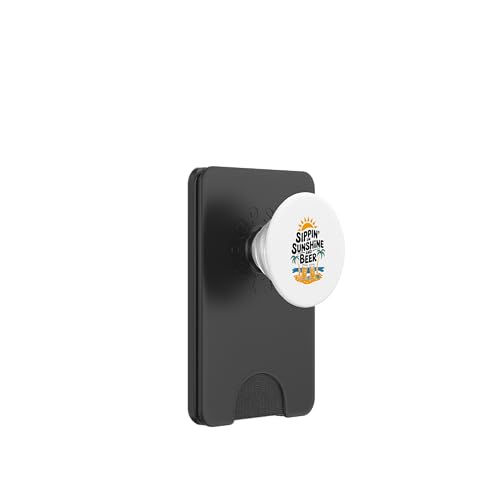 Sippin' on Sunshine And Beer Drinking Retro Sunset Summer PopSockets PopWallet für MagSafe Sippin' on Sunshine And Beer Drinking Retro Sunset Summer PopSockets PopWallet für MagSafe von MAGDesigns Ltd. - Summertime Vacation Apparel