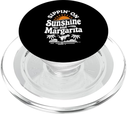 Sippin' on Sunshine And Margarita Lovers Retro Sunset Summer PopSockets PopGrip für MagSafe von MAGDesigns Ltd. - Summertime Vacation Apparel