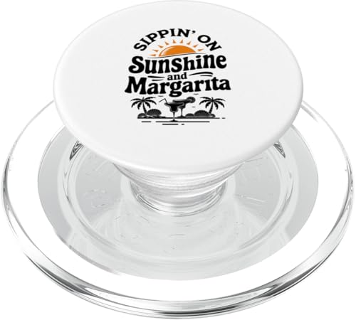 Sippin' on Sunshine And Margarita Lovers Retro Sunset Summer PopSockets PopGrip für MagSafe von MAGDesigns Ltd. - Summertime Vacation Apparel